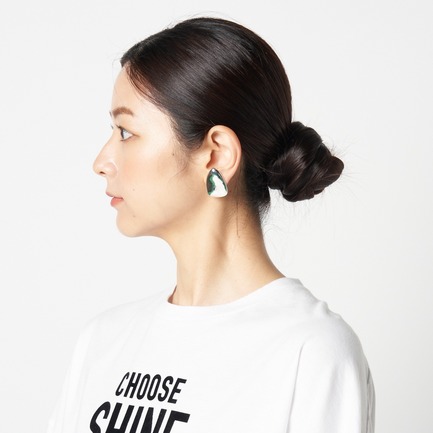 PUFFED CLIP ON EARRINGS 詳細画像 シルバー 7