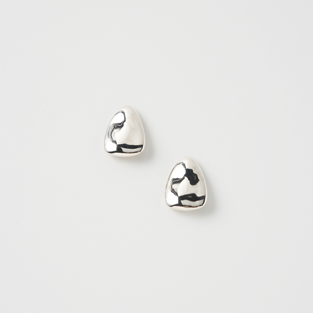 PUFFED CLIP ON EARRINGS 詳細画像 シルバー 1