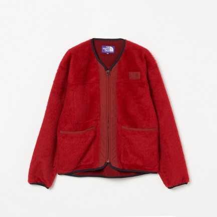 PLAS WOOL FLEECE CARDIGAN