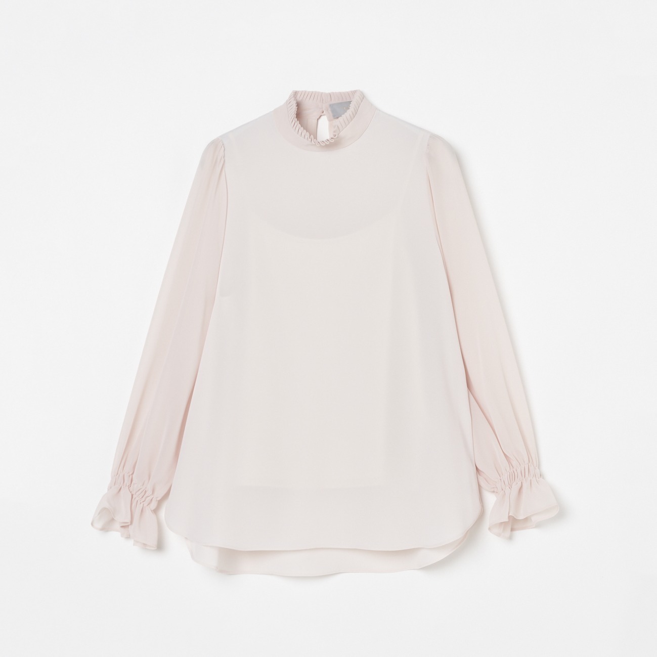 PLEATED COLLAR BLOUSE 詳細画像 ベージュ 1