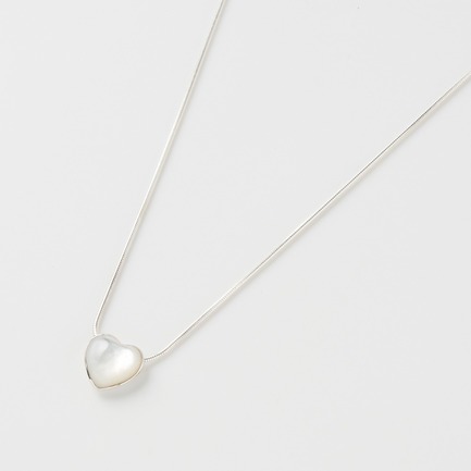 PEARL HEART NECKLACE 詳細画像 シルバー 1