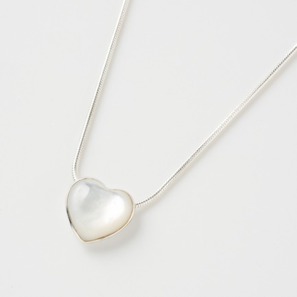 PEARL HEART NECKLACE 詳細画像 シルバー 2