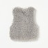 WAVY FUR SHORT GILET 詳細画像