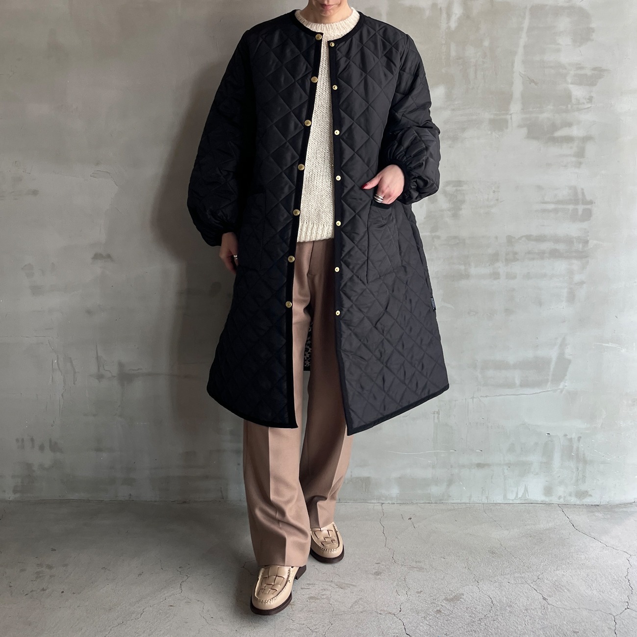 ARKLEY LONG PUF COAT 詳細画像 ブラック 1