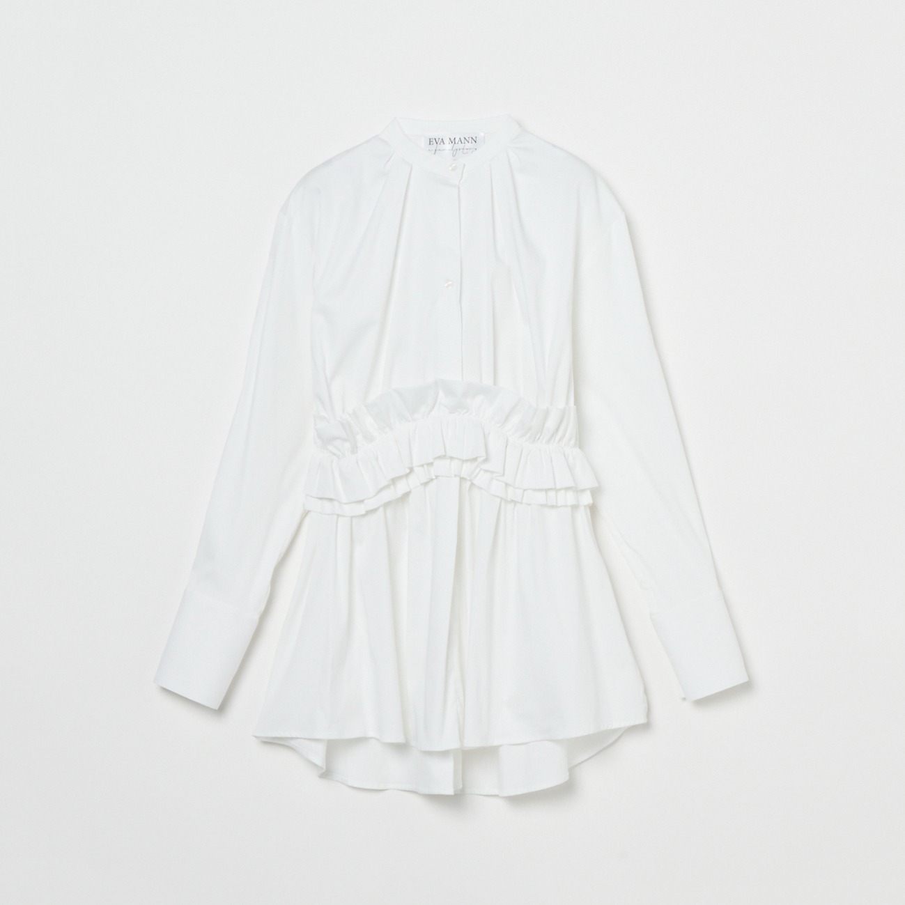 WAIST FRILL BLOUSE 詳細画像 ホワイト 1