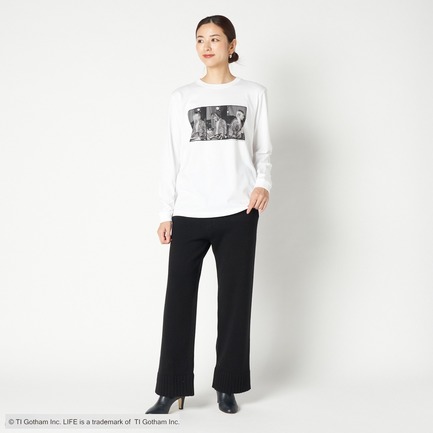 LIFE KATE MOSS LONG SLEEVE TEE 詳細画像 ホワイト 11