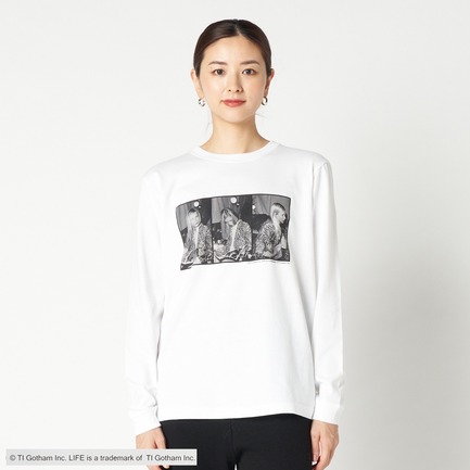 LIFE KATE MOSS LONG SLEEVE TEE 詳細画像 ホワイト 7