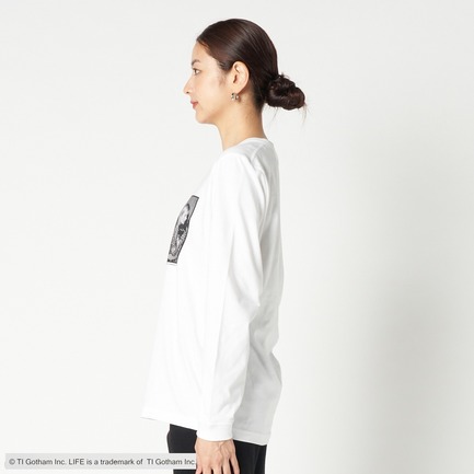 LIFE KATE MOSS LONG SLEEVE TEE 詳細画像 ホワイト 8