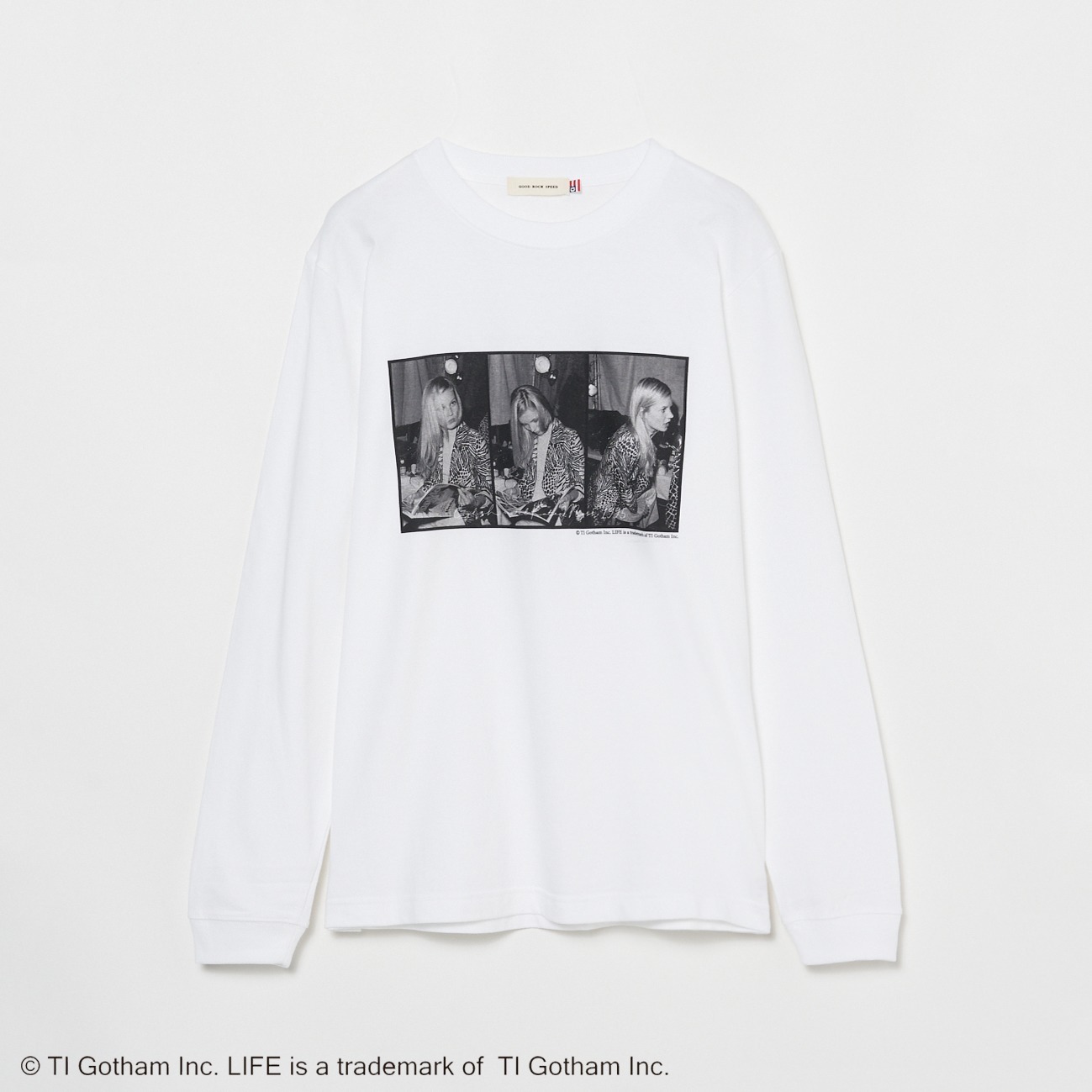 LIFE KATE MOSS LONG SLEEVE TEE 詳細画像 ホワイト 1