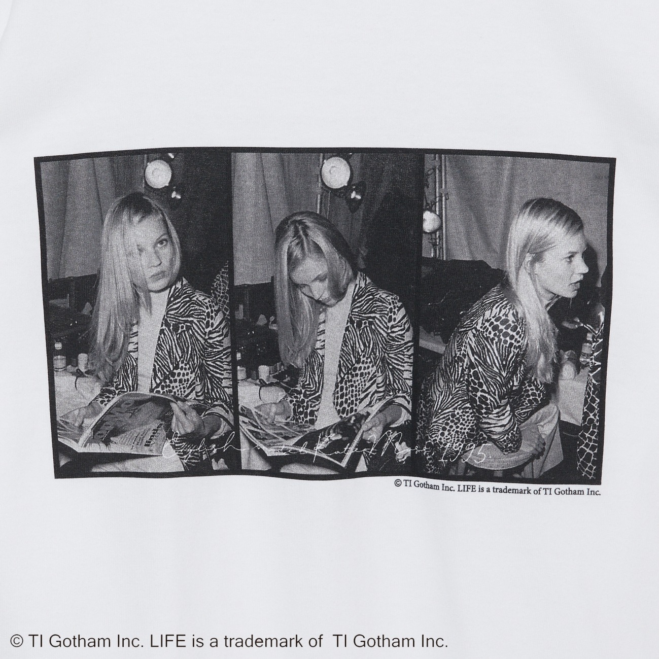 LIFE KATE MOSS LONG SLEEVE TEE 詳細画像 ホワイト 5