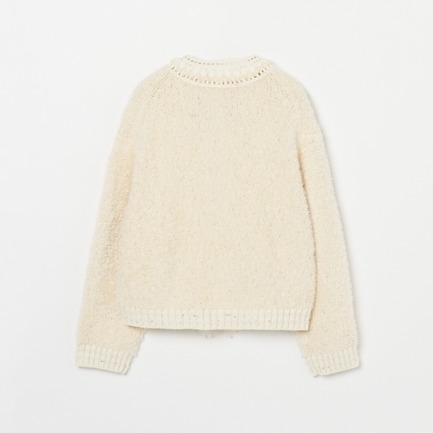 TWEED CREWNECK CARDIGAN 詳細画像 アイボリー 1