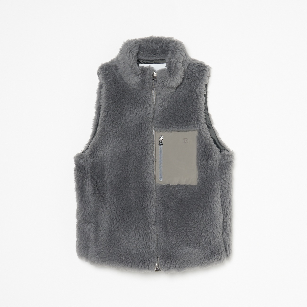 WOOL FUR VEST 詳細画像 ライトグレー 1