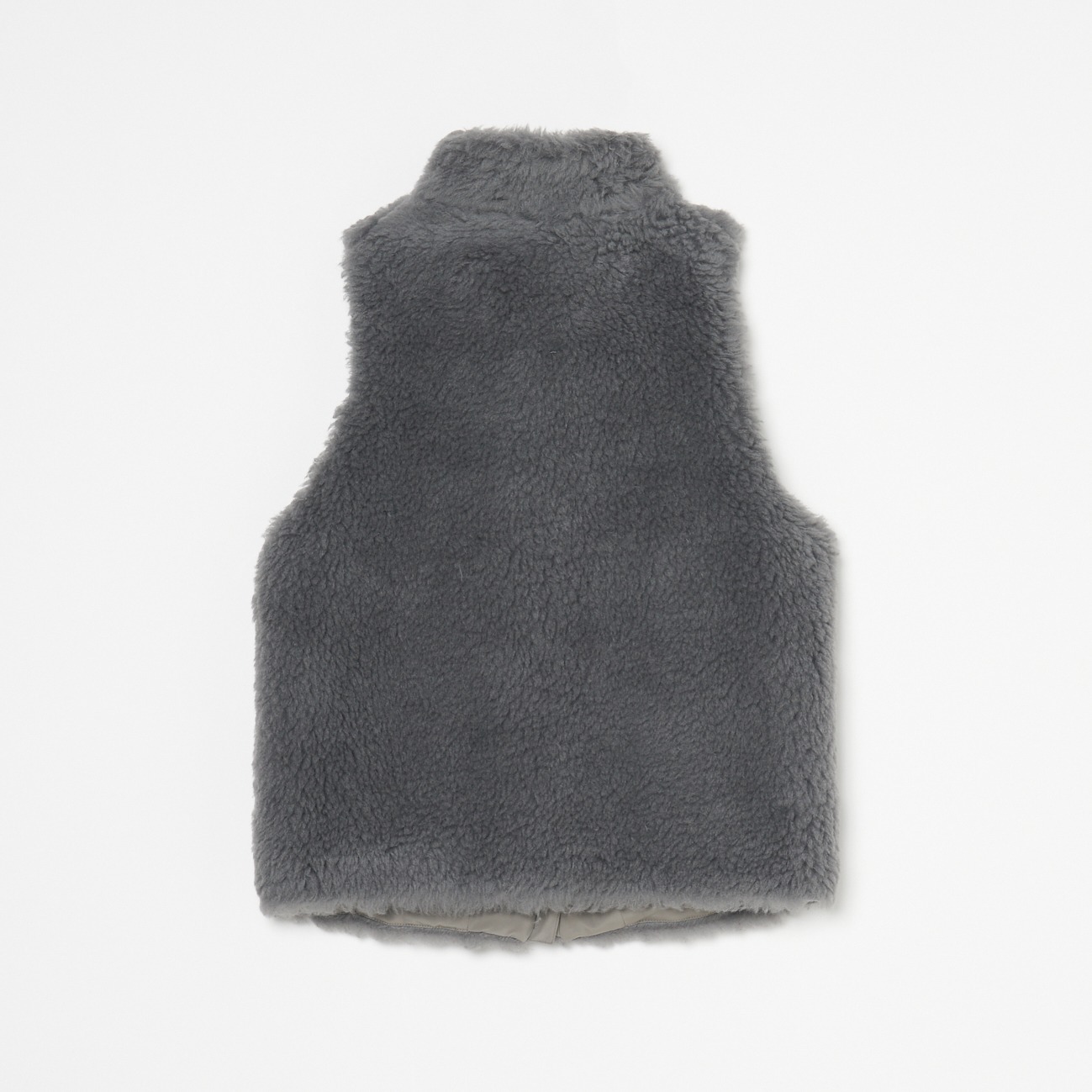 WOOL FUR VEST 詳細画像 ライトグレー 1