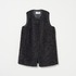 Poodle boa long vest 詳細画像