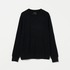 Brushed sweater simple crew neck 詳細画像