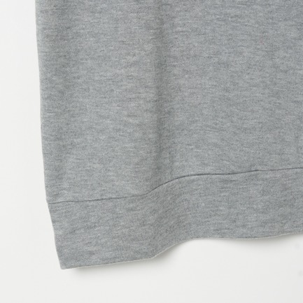 Brushed sweater simple crew neck 詳細画像 ライトグレー 4