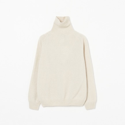 WOOL CASHMERE ROOL COLLAR