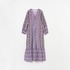 KAREENA SQUARE PRNT TASSEL DRESS 詳細画像