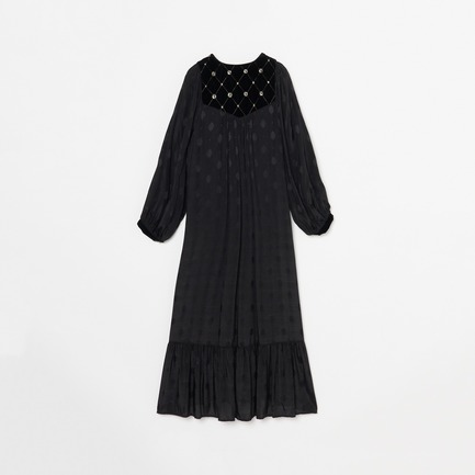 BEADS EMBROIDERY TASSEL DRESS 詳細画像 ブラック 1