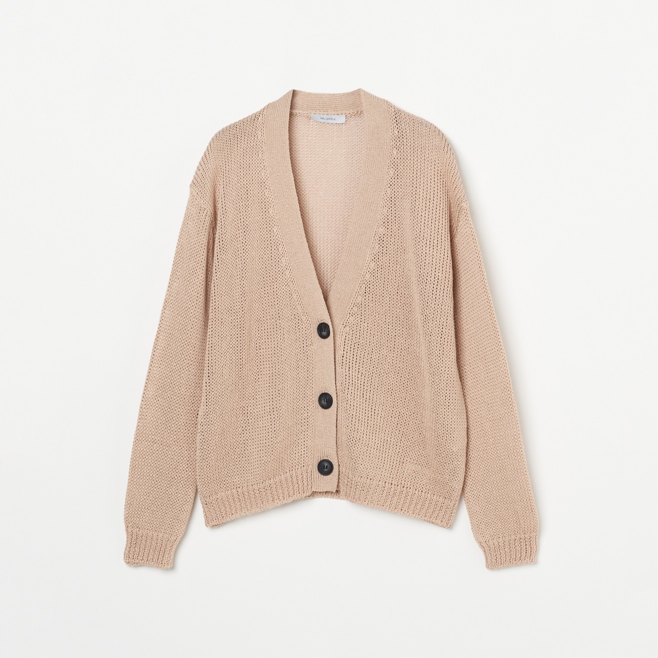 STRAW YARN ROUGHLY  CARDIGAN 詳細画像 ベージュ 1