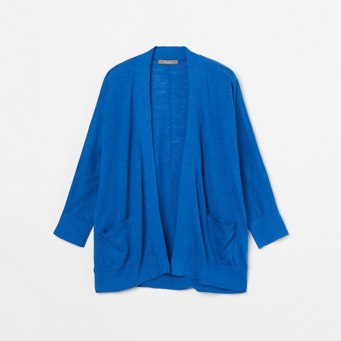 LINEN DOLMAN SLEEVE  CARDIGAN 詳細画像 ブルー 1