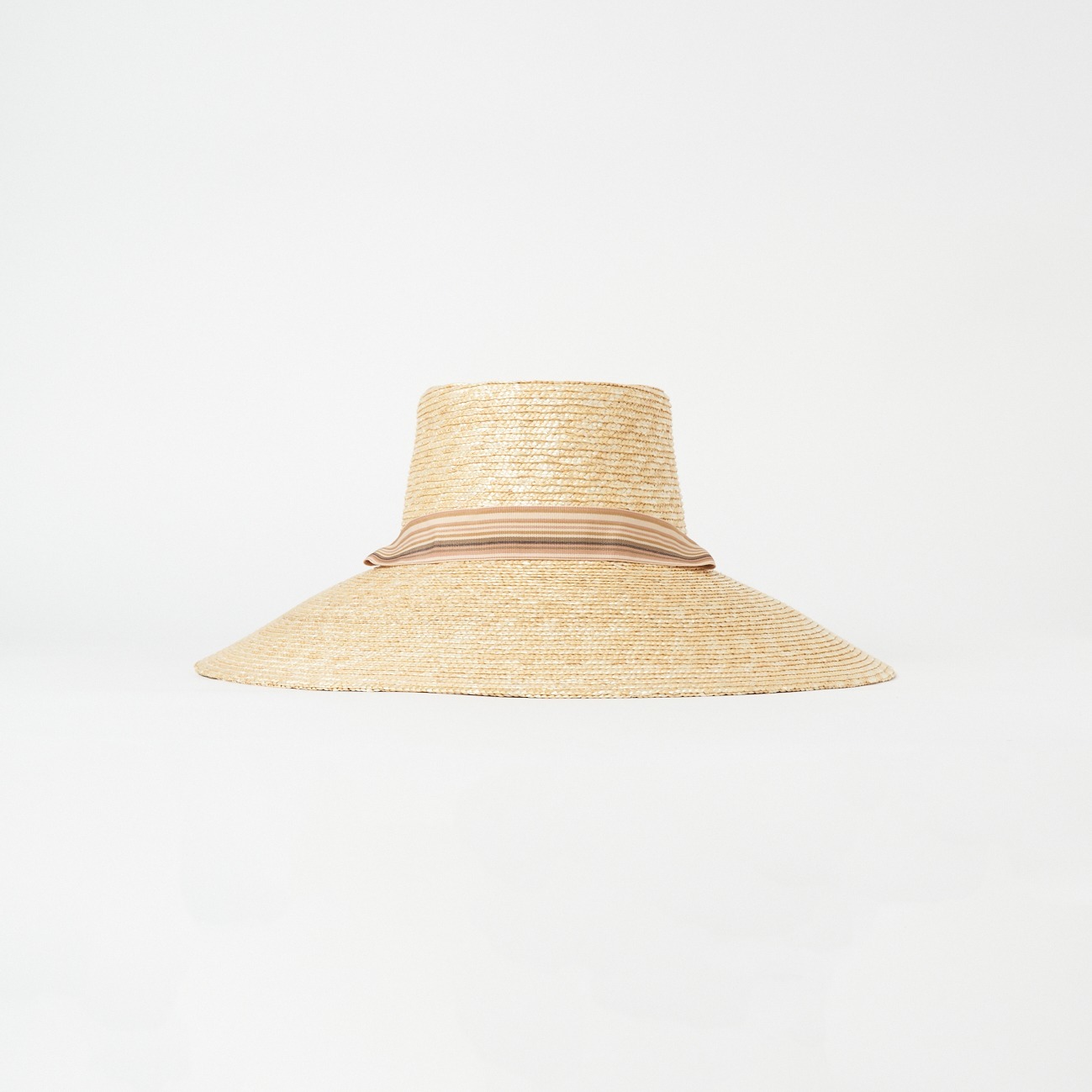 LOC SUN HAT STRIPE RBN 詳細画像 ベージュ 1