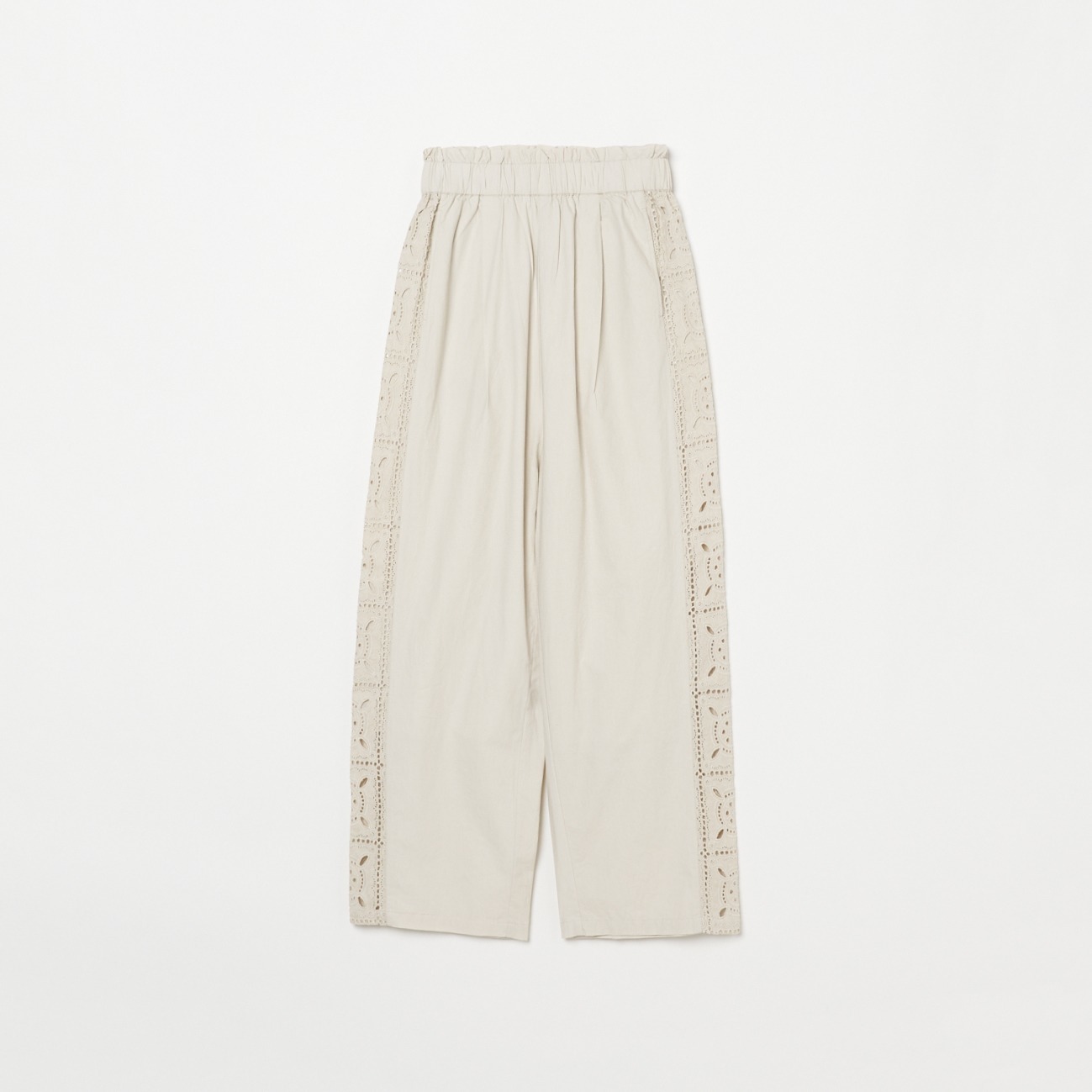 normment SQUARE LACE PANTS 詳細画像 アイボリー 1