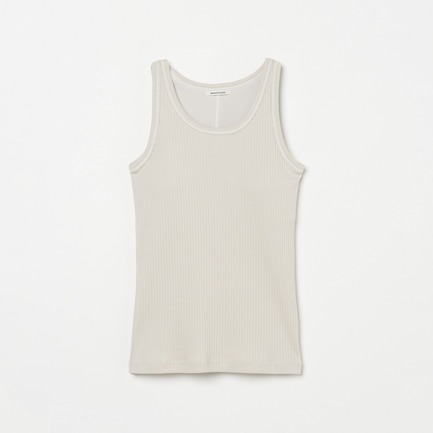 CTN RIBBED CUP TANK TOP 詳細画像 アイボリー 1