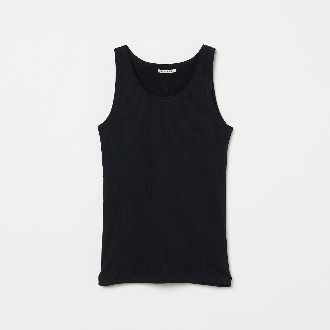 CTN RIBBED CUP TANK TOP 詳細画像 ブラック 1