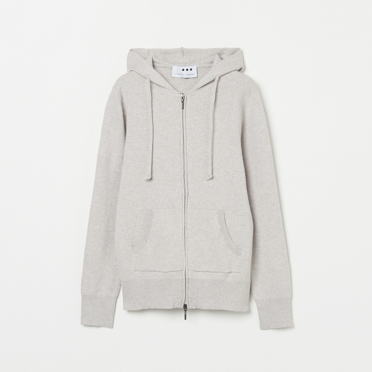 TD CTN MELANGE LS HOODY 詳細画像 ライトグレー 1