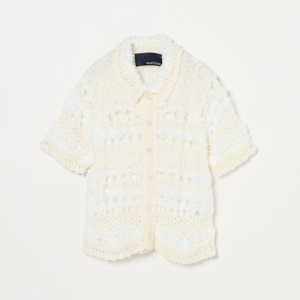 SHORT SLEEVE POLO CARDIGAN