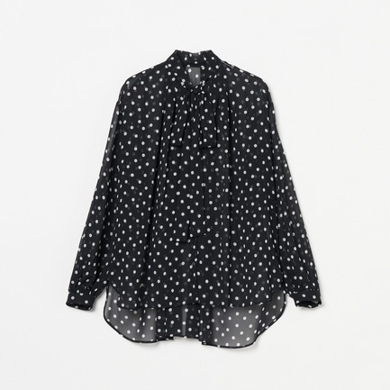 DOT BOWTIE BLOUSE