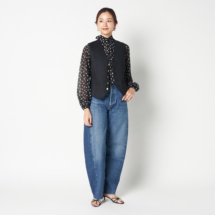 DOT BOWTIE BLOUSE 詳細画像 ホワイト 9