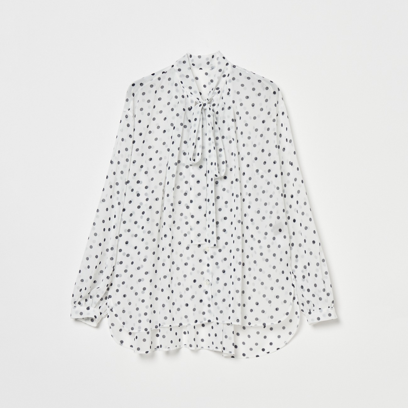 DOT BOWTIE BLOUSE 詳細画像 ホワイト 1