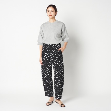 DOT PRINT CURVEY PANTS 詳細画像 ブラック 1