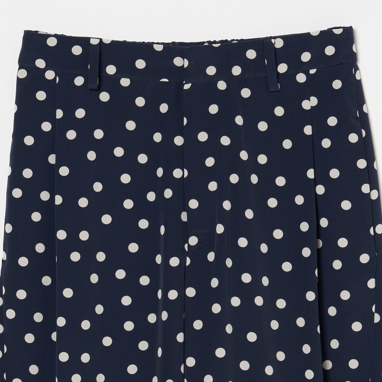 DOT PRINT CURVEY PANTS 詳細画像 ネイビー 2