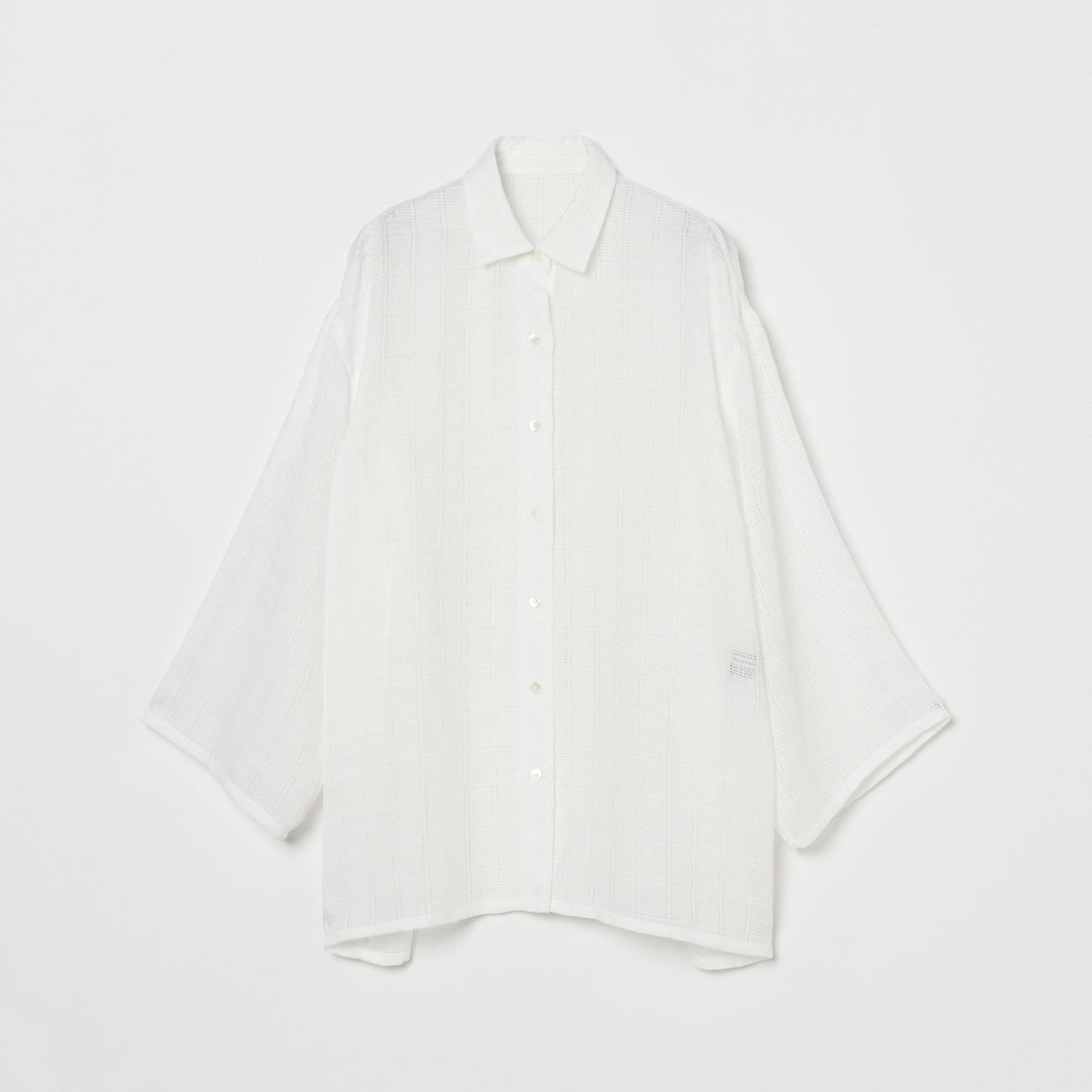 LENO CLOTH SHIRT 詳細画像 ホワイト 1