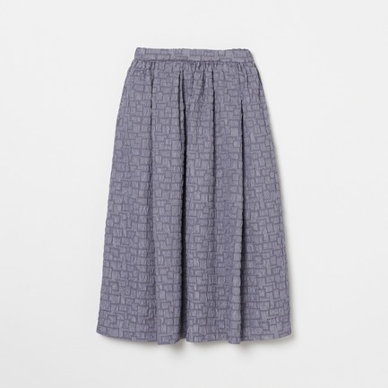 JACQUARD A LINE SKIRT