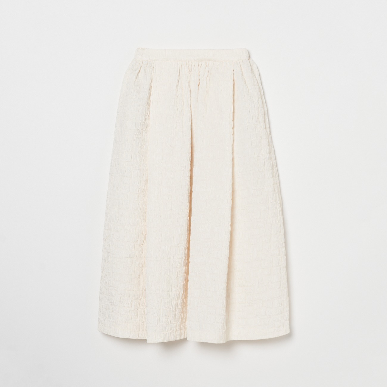 JACQUARD A LINE SKIRT 詳細画像 アイボリー 1