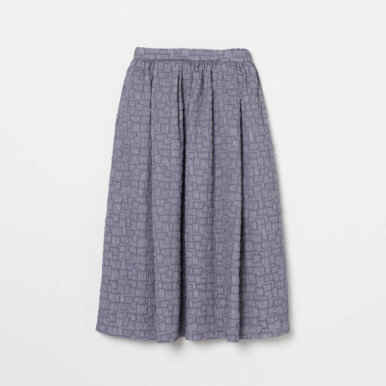 JACQUARD A LINE SKIRT 詳細画像 ミディアムグレー 1