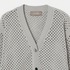 EYELET KNIT V NECK CARDIGAN 詳細画像