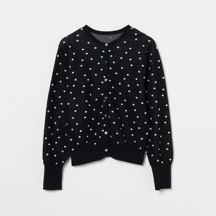 RANDOM DOT２WAY KNIT CREW NECK