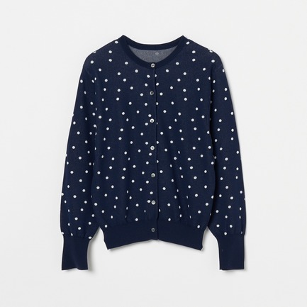 RANDOM DOT２WAY KNIT CREW NECK