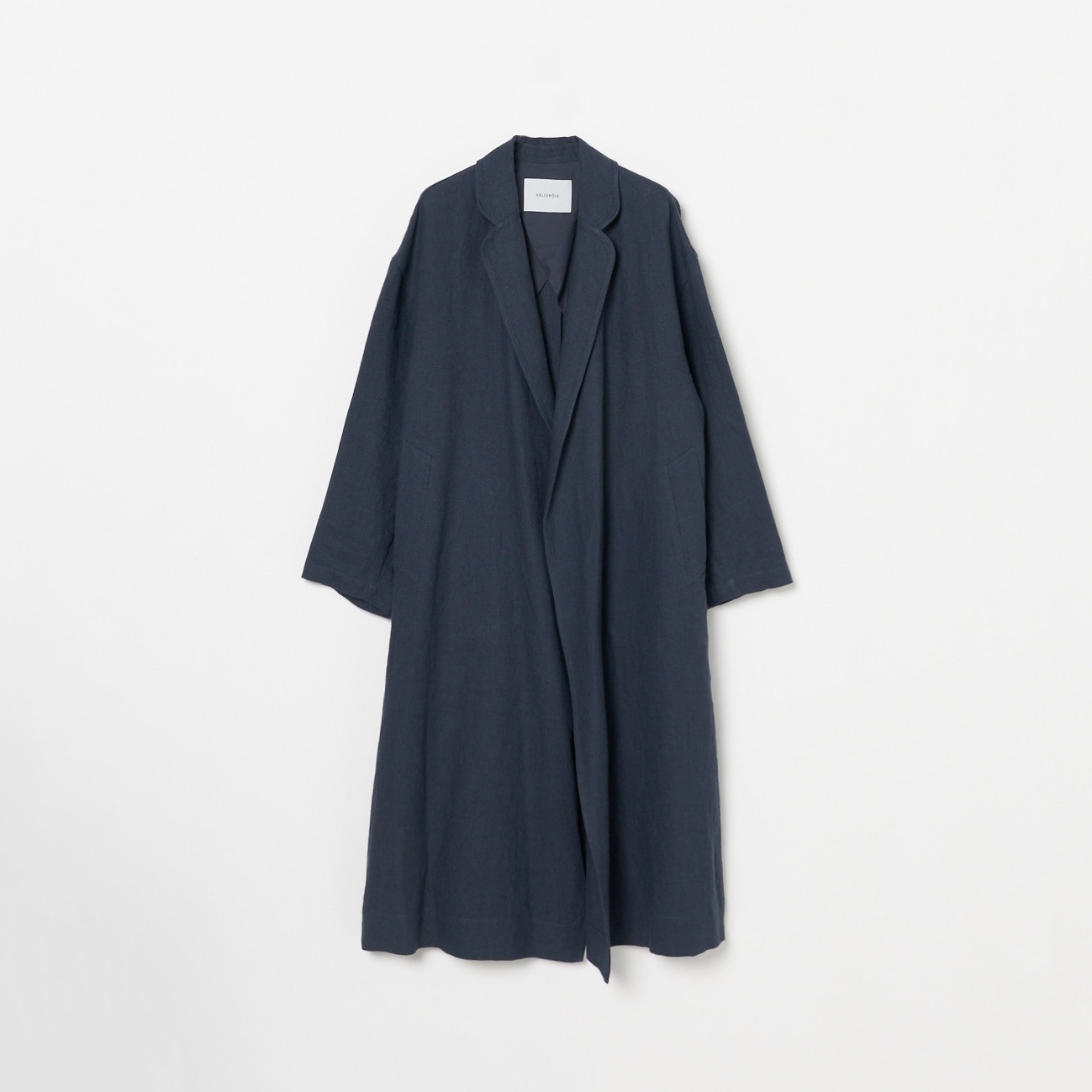 DUNGAREES LINEN LONG COAT 詳細画像 ネイビー 1