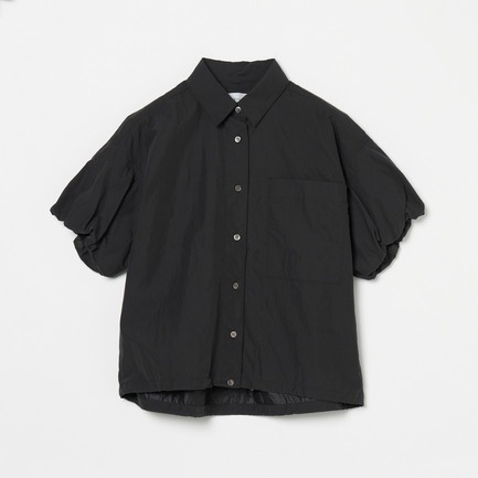 PUFF SLEEVE DRAWSTRING SHIRT