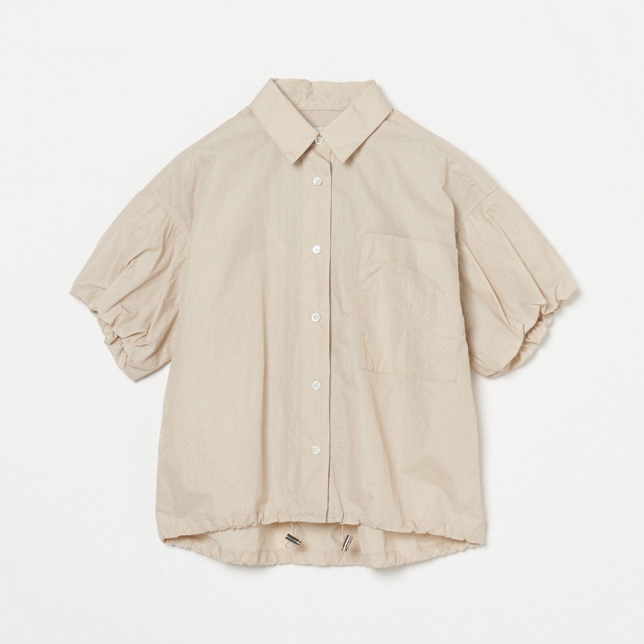 PUFF SLEEVE DRAWSTRING SHIRT 詳細画像 ベージュ 1