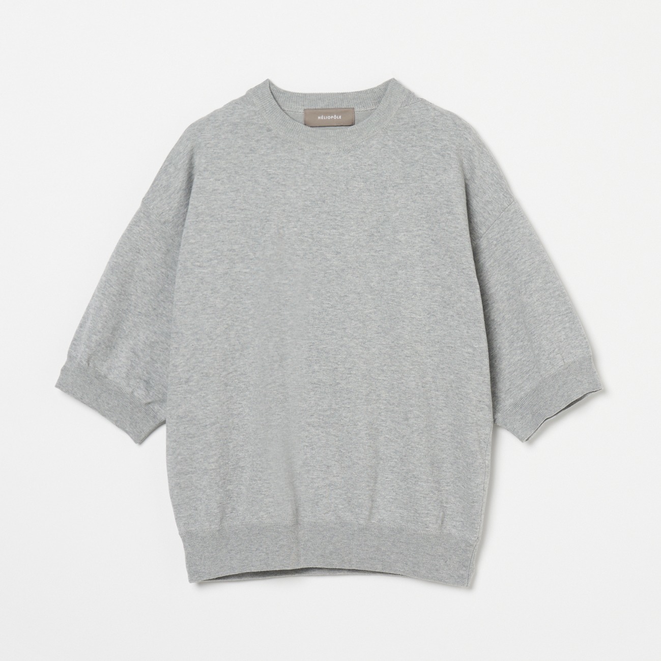 HALF SLEEVE CREW NECK 詳細画像 ミディアムグレー 1