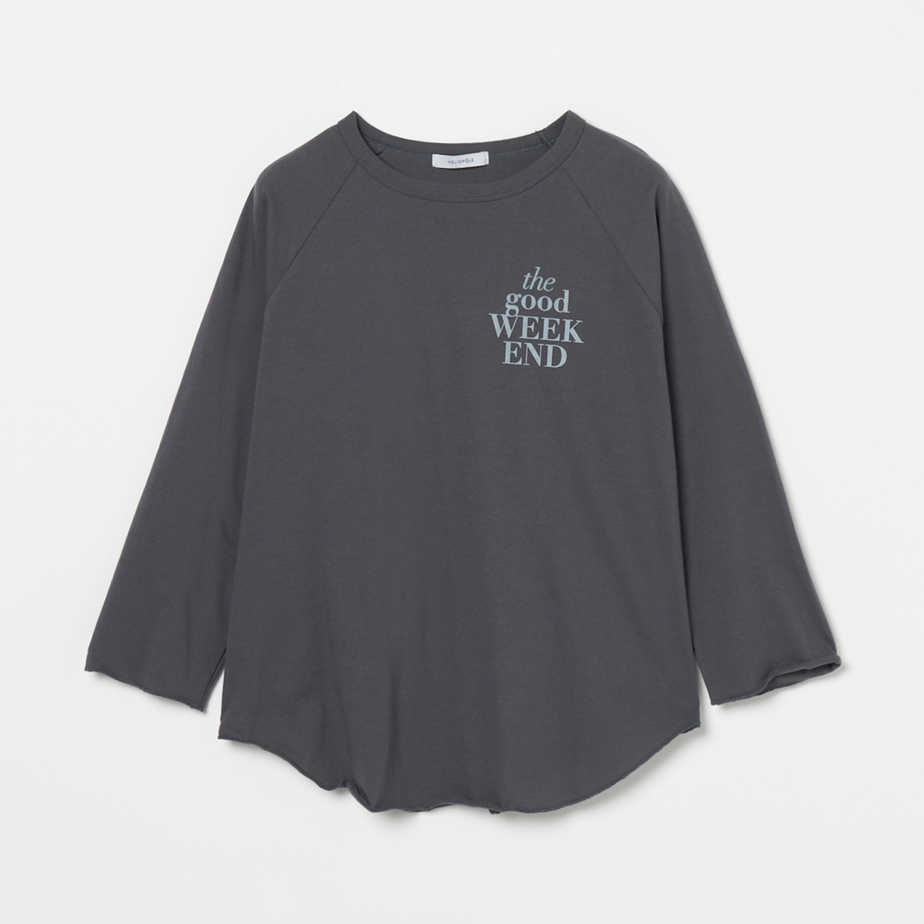 LOGO RAGLAN SLEEVE TEE 詳細画像 チャコールグレー 1