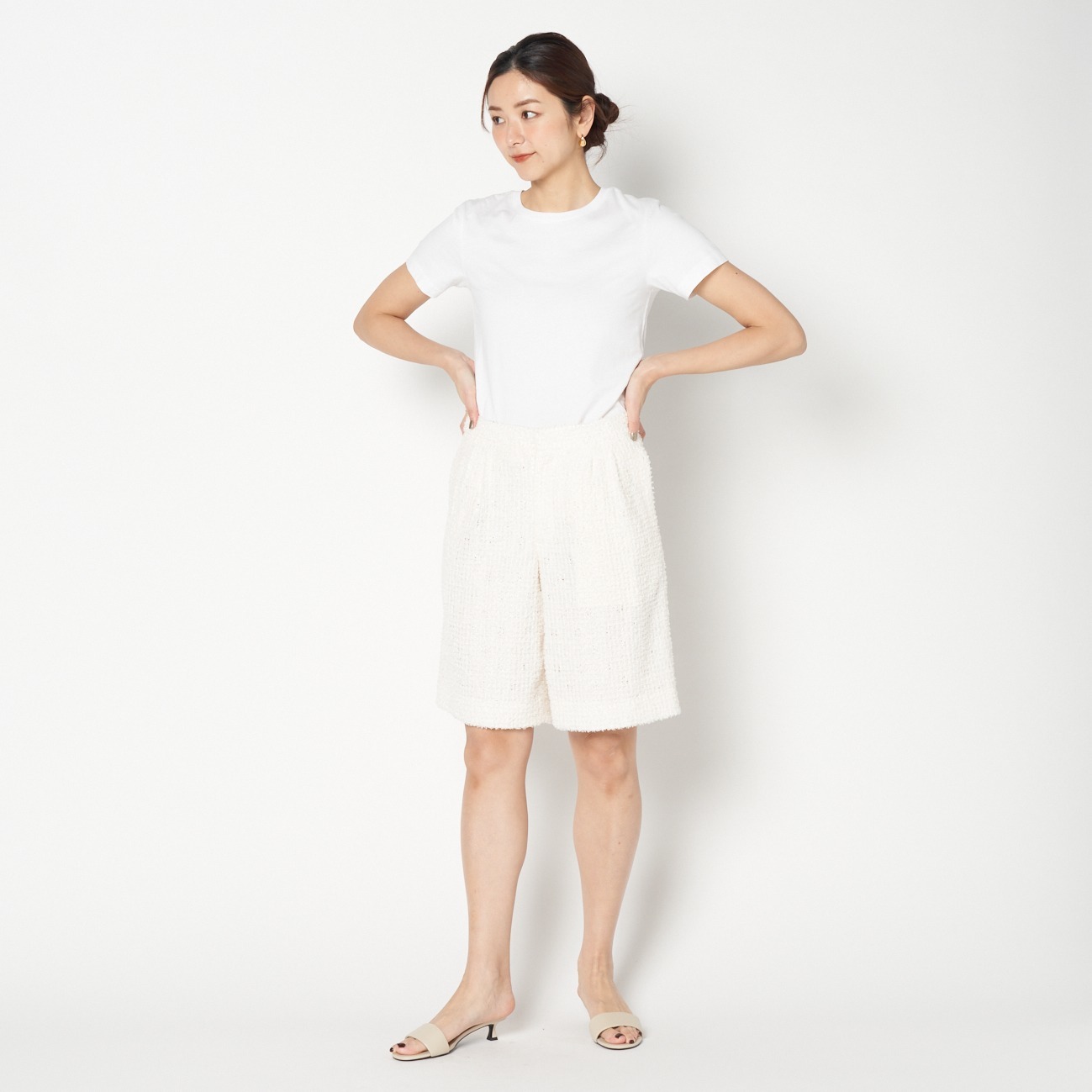 DEAUVILLE SHORT PANTS 詳細画像 アイボリー 10