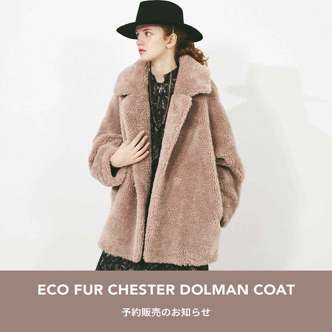 HELIOPOLE ECO FUR CHESTER DOLMAN COAT-